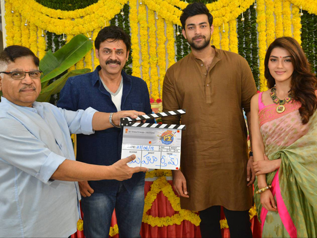 Venkatesh And Varun Tej F2 Movie Launch